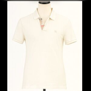 Burberry Men's White Polo Shirt